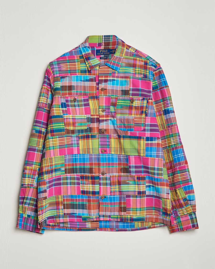 Heren | Overhemden | Polo Ralph Lauren | Madras Checked Overshirt Patchwork