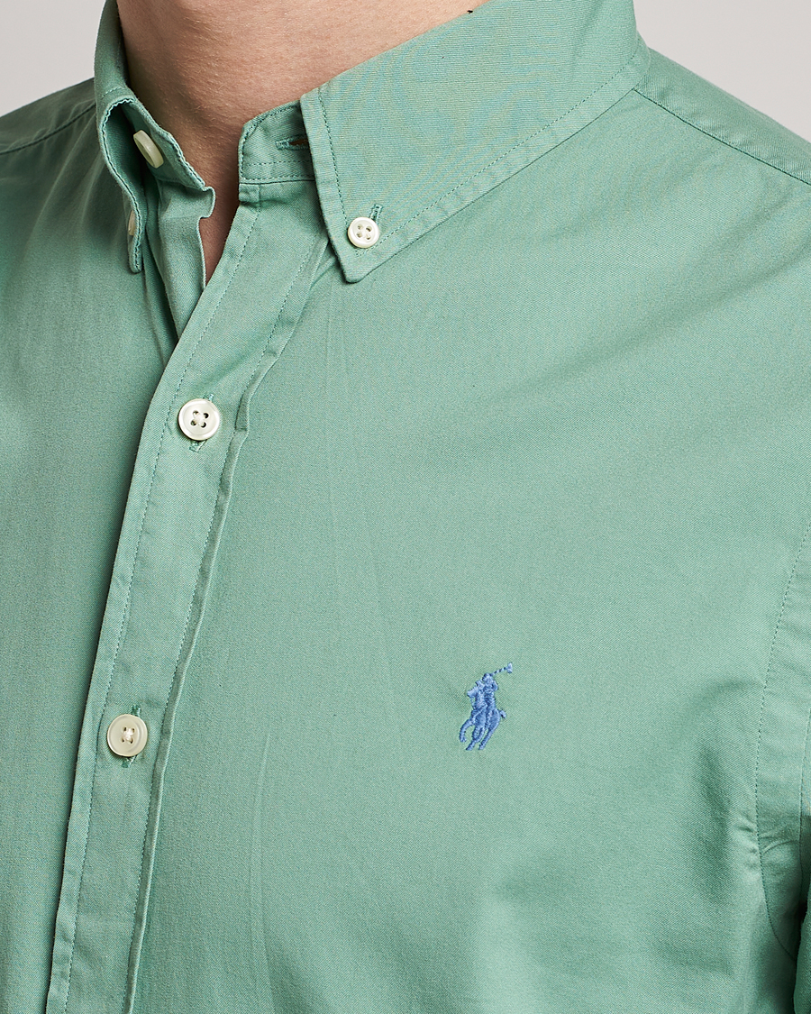 Heren | Overhemden | Polo Ralph Lauren | Slim Fit Twill Shirt Faded Mint