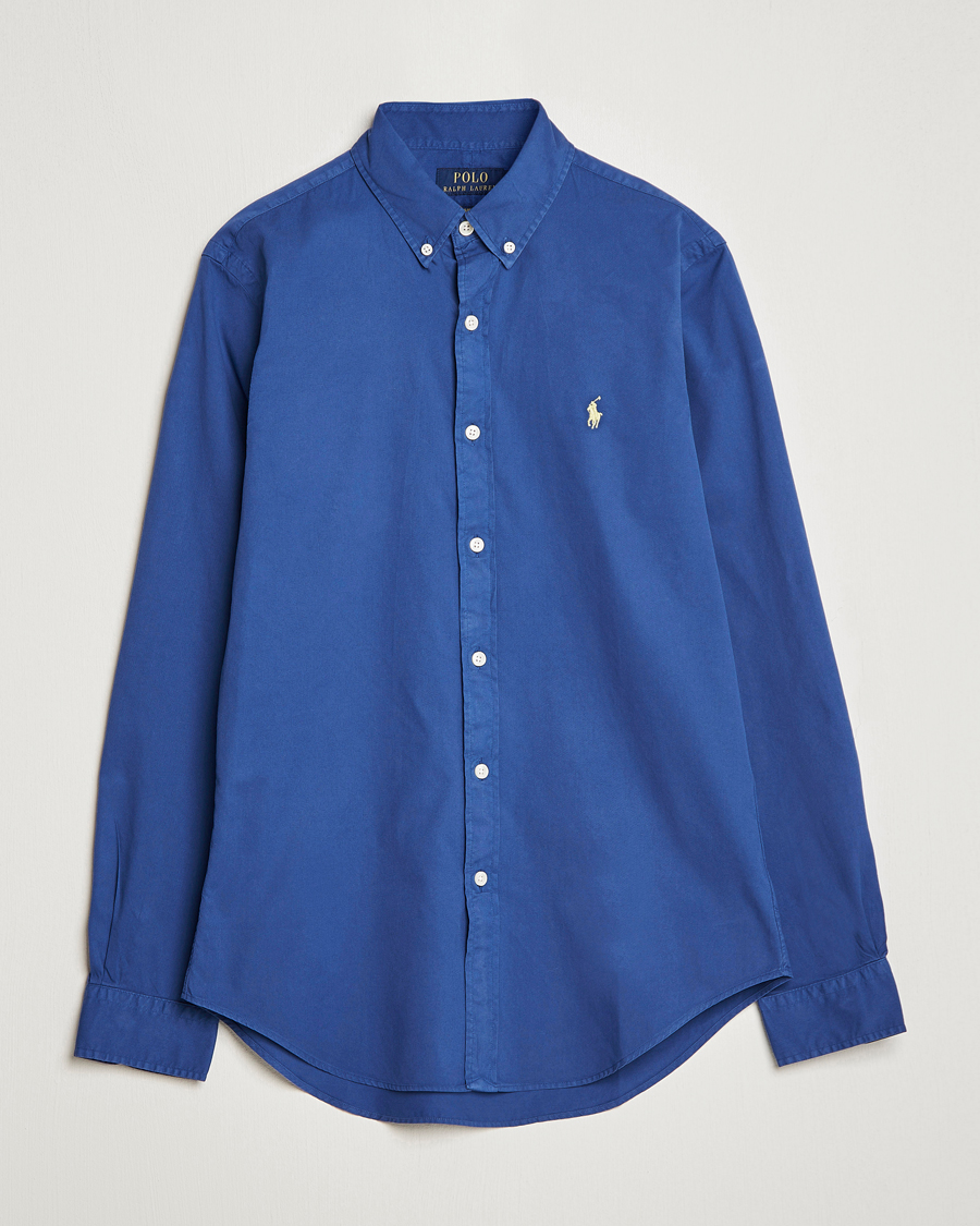 Heren | Overhemden | Polo Ralph Lauren | Slim Fit Brushed Twill Shirt Royal Navy
