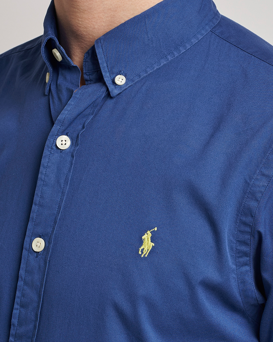 Heren | Overhemden | Polo Ralph Lauren | Slim Fit Brushed Twill Shirt Royal Navy
