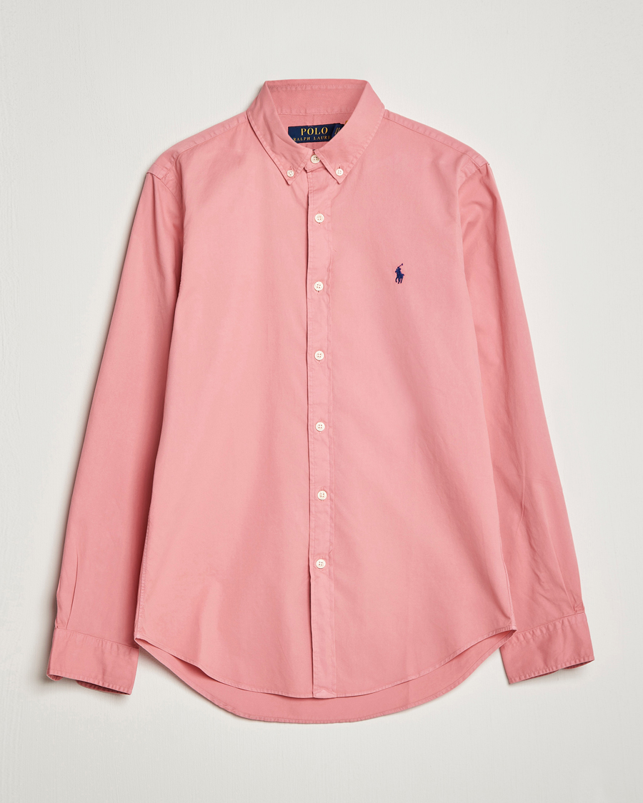 Heren | Overhemden | Polo Ralph Lauren | Slim Fit Brushed Twill Shirt Desert Rose