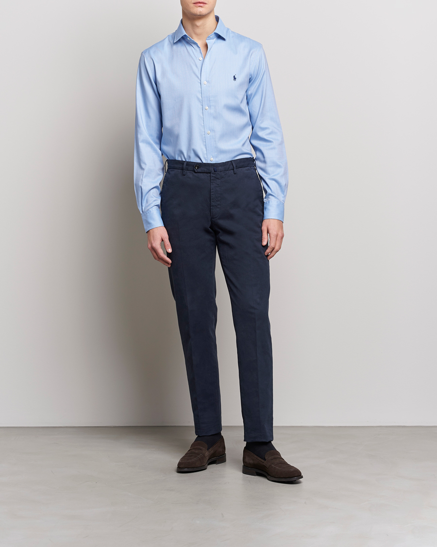 Heren | Overhemden | Polo Ralph Lauren | Slim Fit Dress Shirt Blue