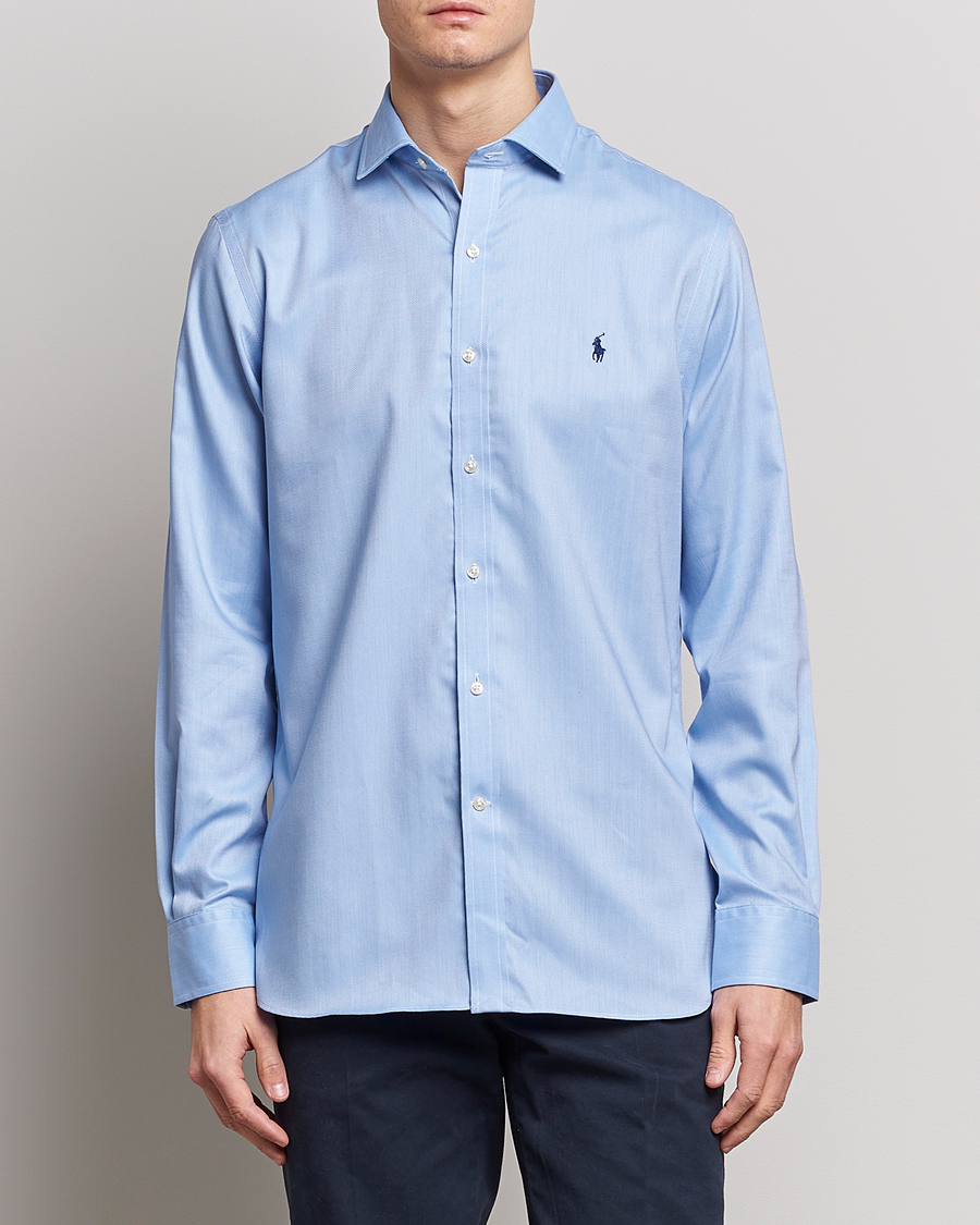 Heren | Overhemden | Polo Ralph Lauren | Slim Fit Dress Shirt Blue