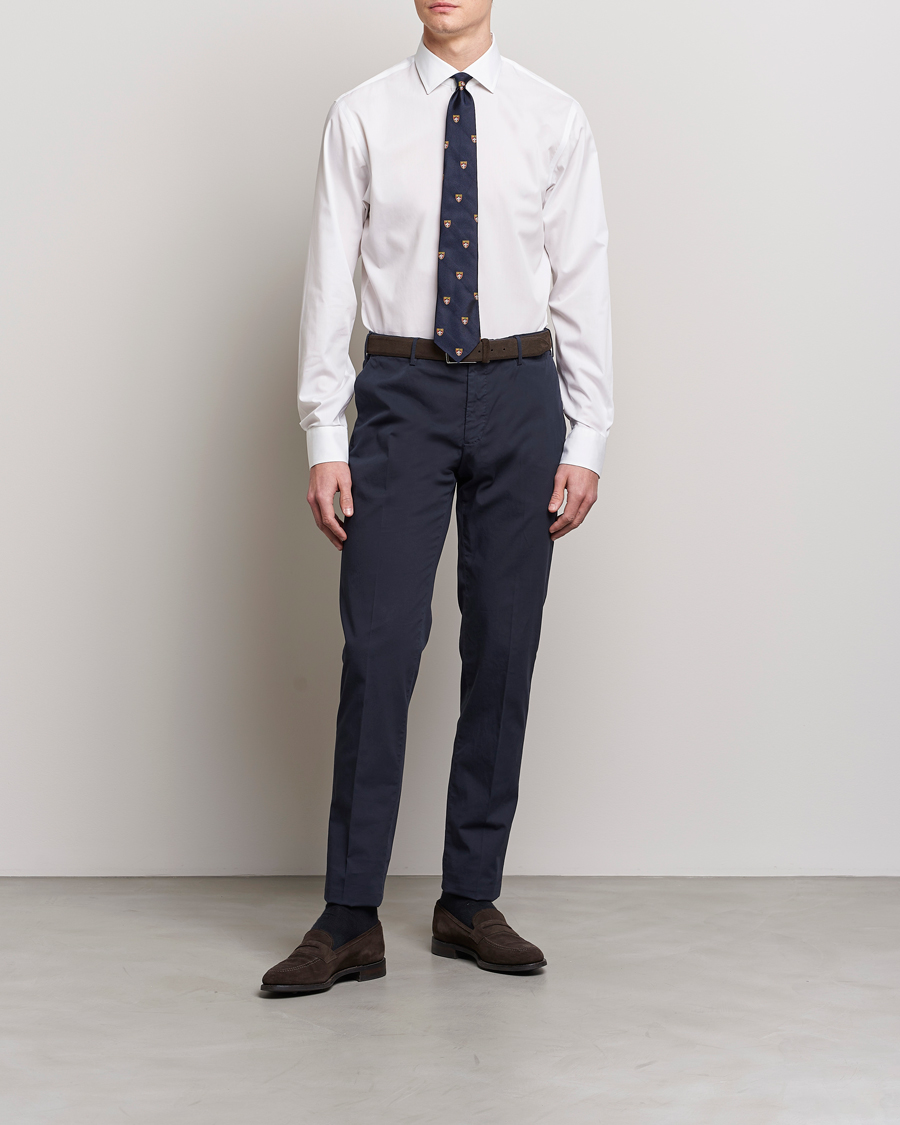 Heren | Overhemden | Polo Ralph Lauren | Slim Fit Poplin Dress Shirt White