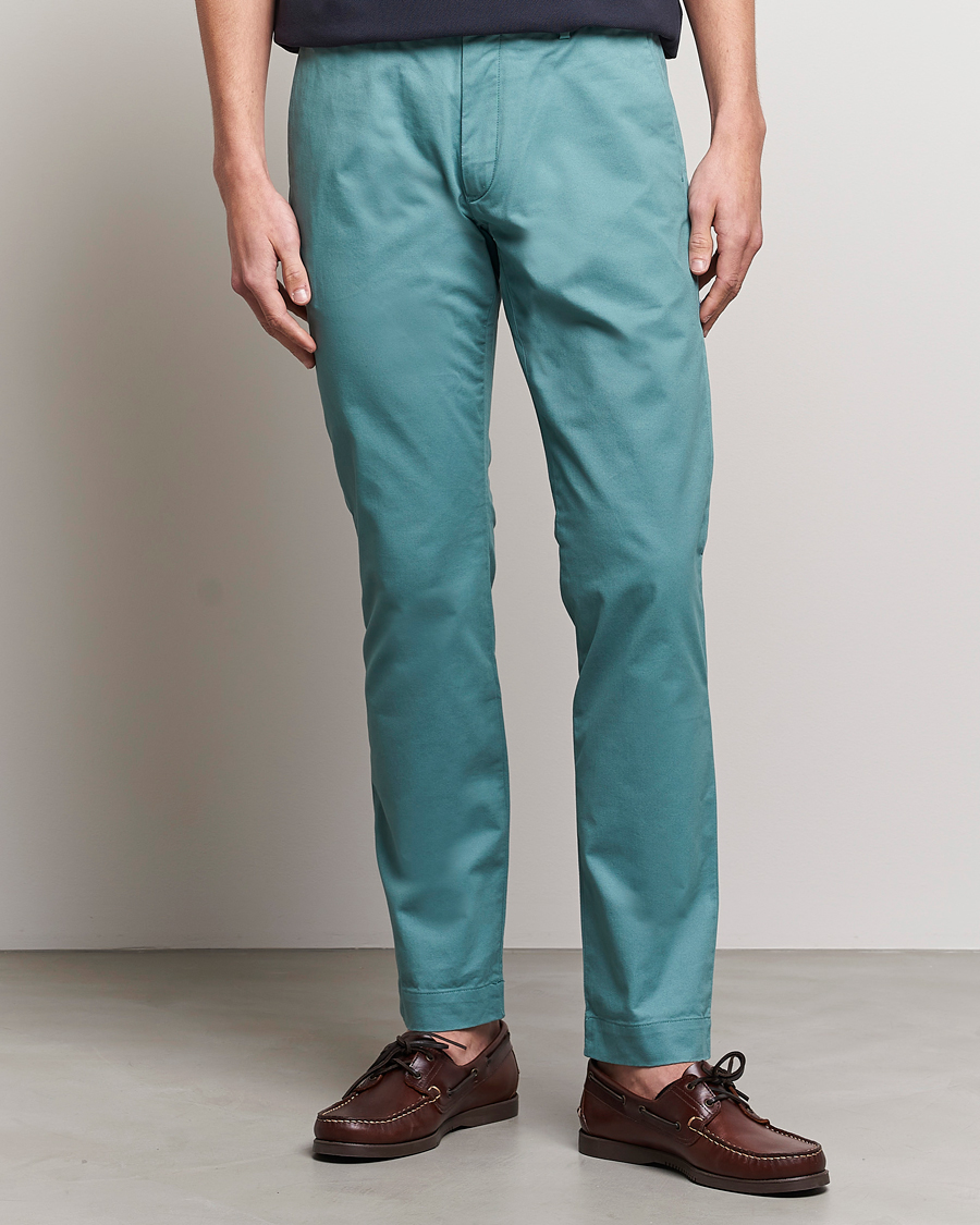Heren | Broeken | Polo Ralph Lauren | Slim Fit Stretch Chinos Greenscape