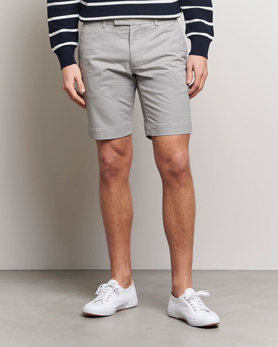 Heren | Korte broek | Polo Ralph Lauren | Tailored Slim Fit Shorts Grey Fog