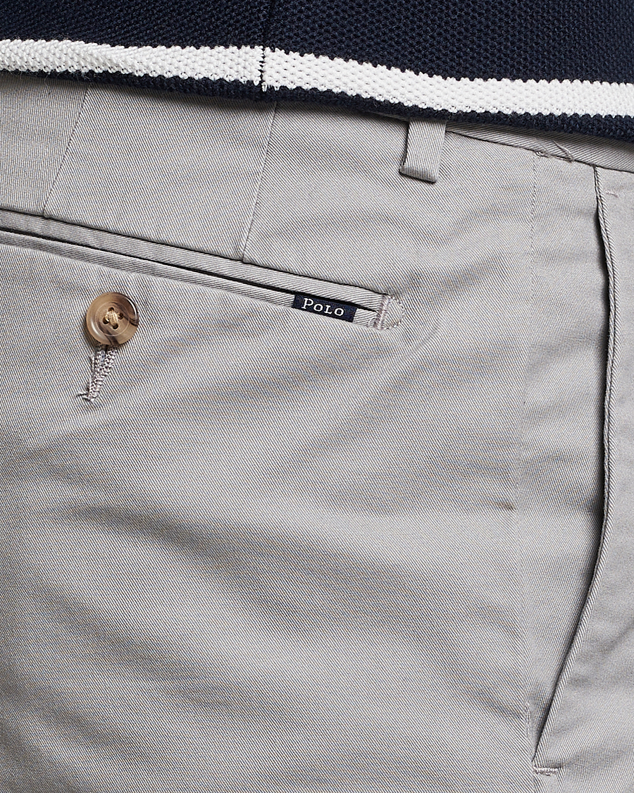 Heren | Korte broek | Polo Ralph Lauren | Tailored Slim Fit Shorts Grey Fog