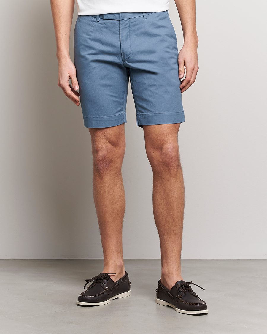 Heren | Korte broek | Polo Ralph Lauren | Tailored Slim Fit Shorts Anchor Blue