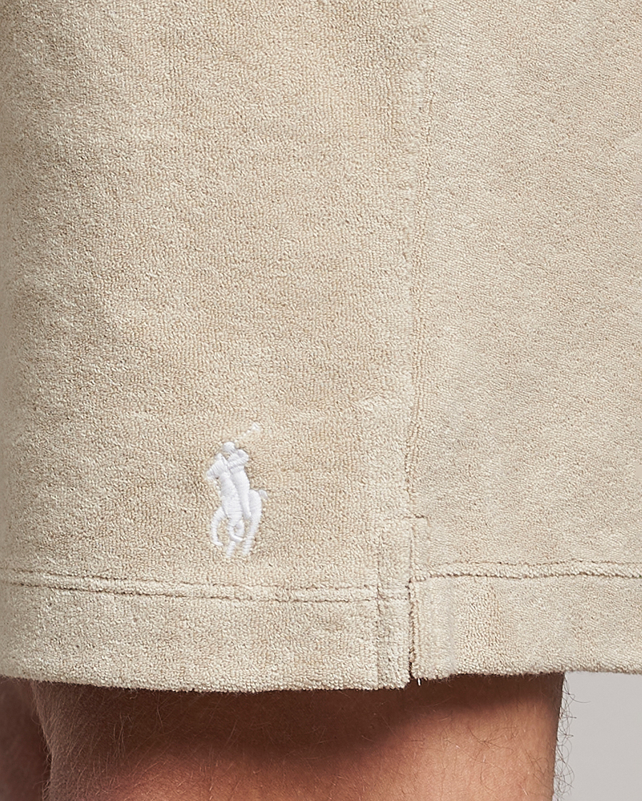 Heren | Korte broek | Polo Ralph Lauren | Cotton Terry Drawstring Shorts Spring Beige