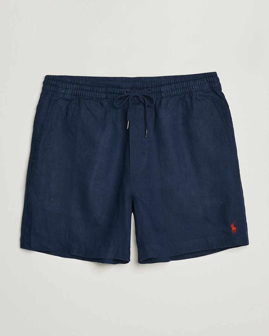 Heren | Korte broek | Polo Ralph Lauren | Prepster Linen Drawstring Shorts Newport Navy