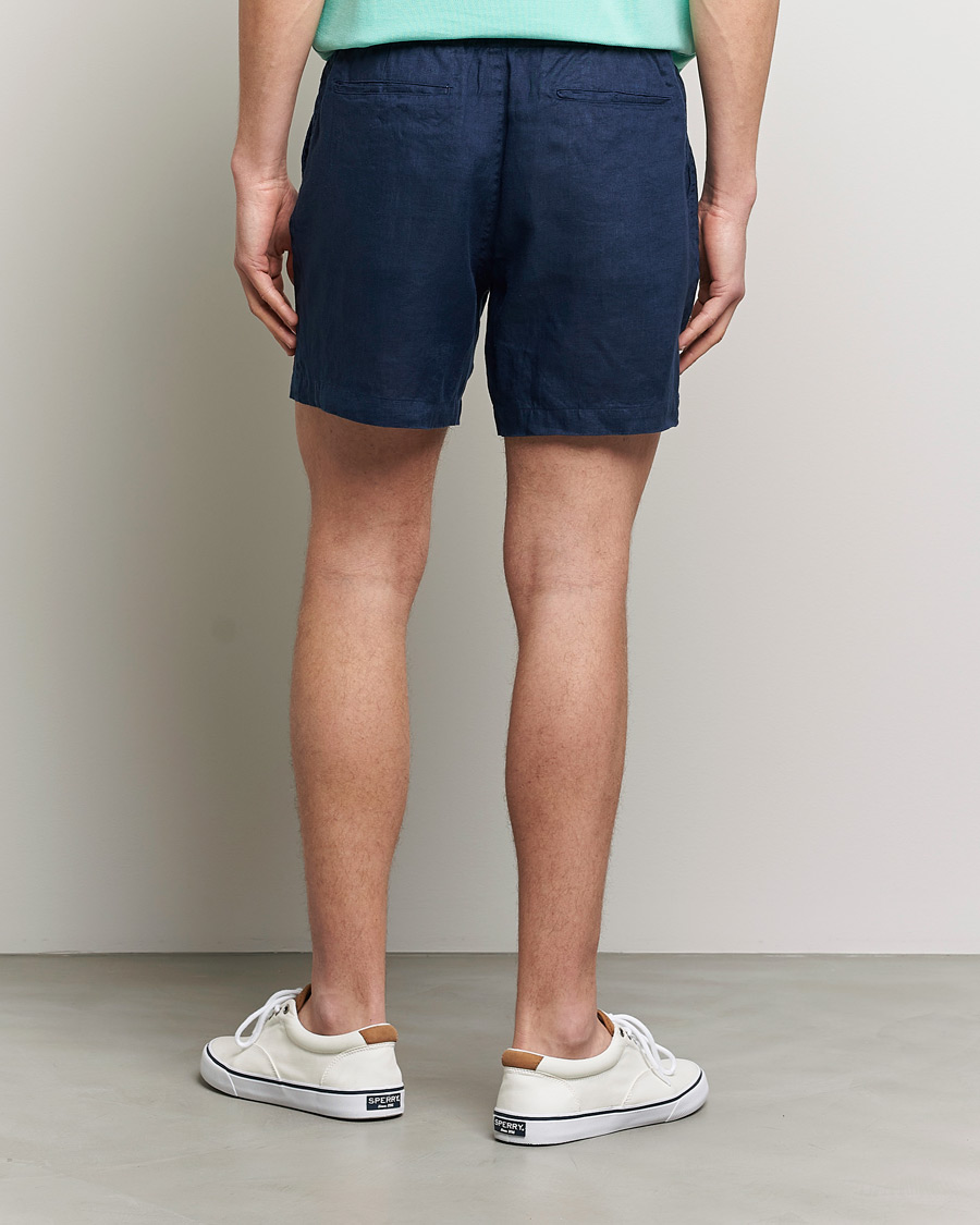 Heren | Korte broek | Polo Ralph Lauren | Prepster Linen Drawstring Shorts Newport Navy