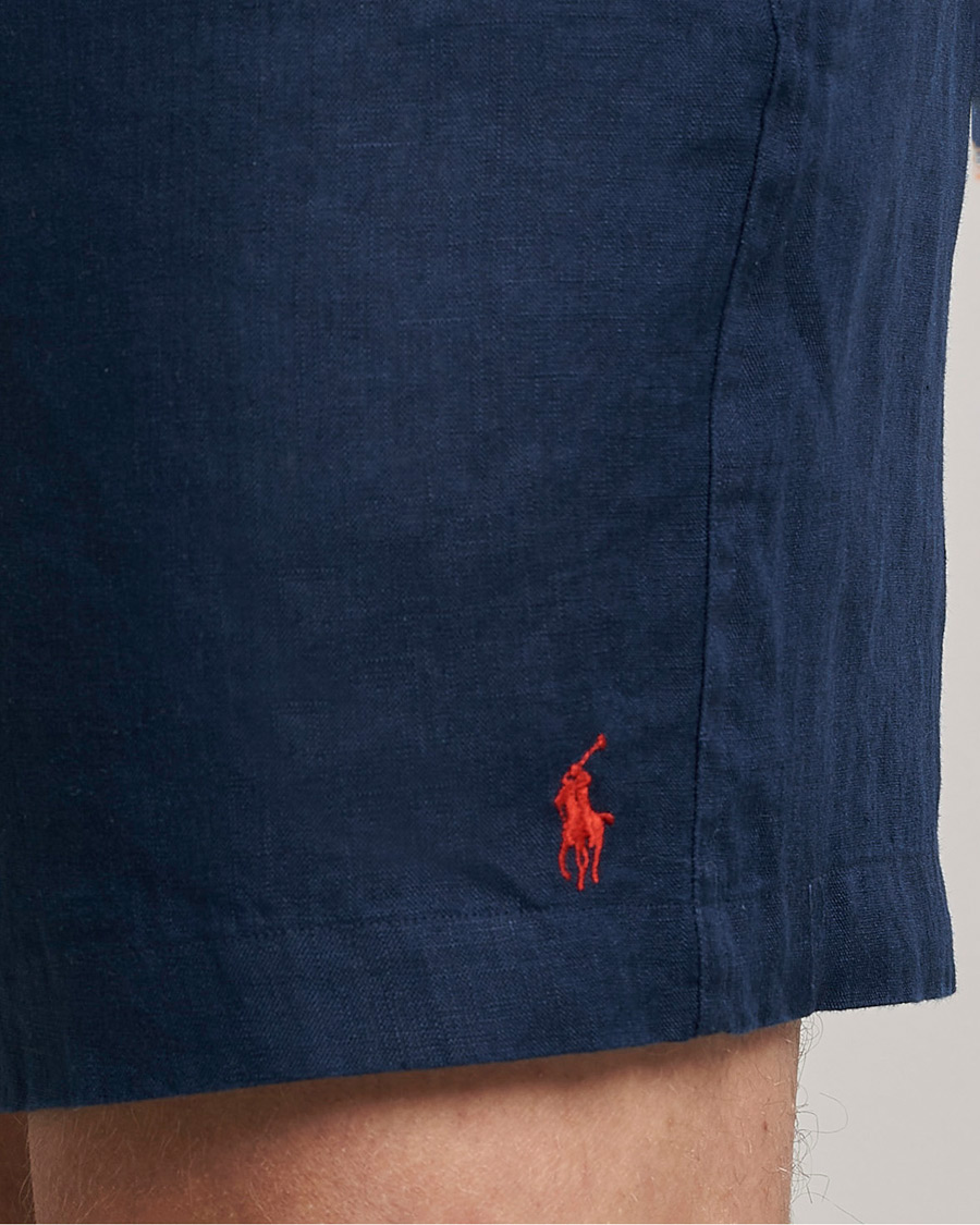 Heren | Korte broek | Polo Ralph Lauren | Prepster Linen Drawstring Shorts Newport Navy