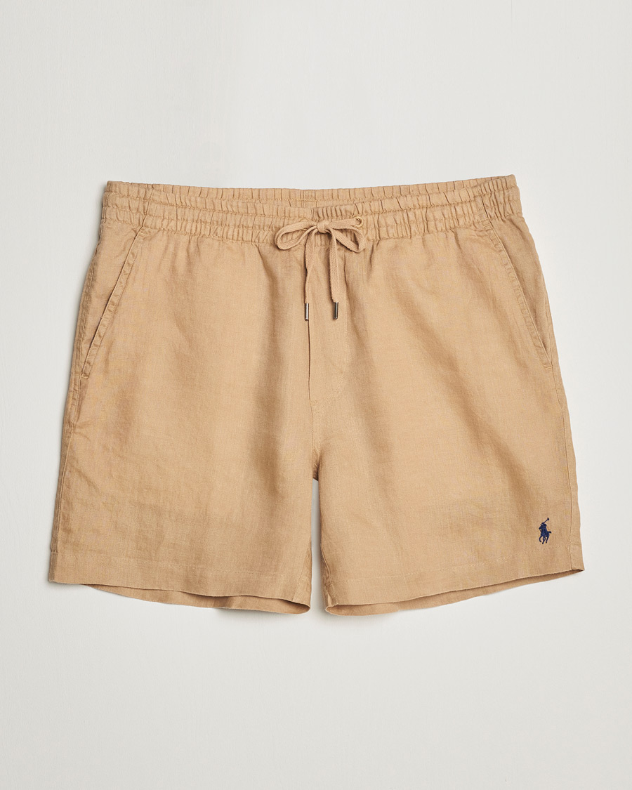 Heren | Korte broek | Polo Ralph Lauren | Prepster Linen Drawstring Shorts Vintage Khaki