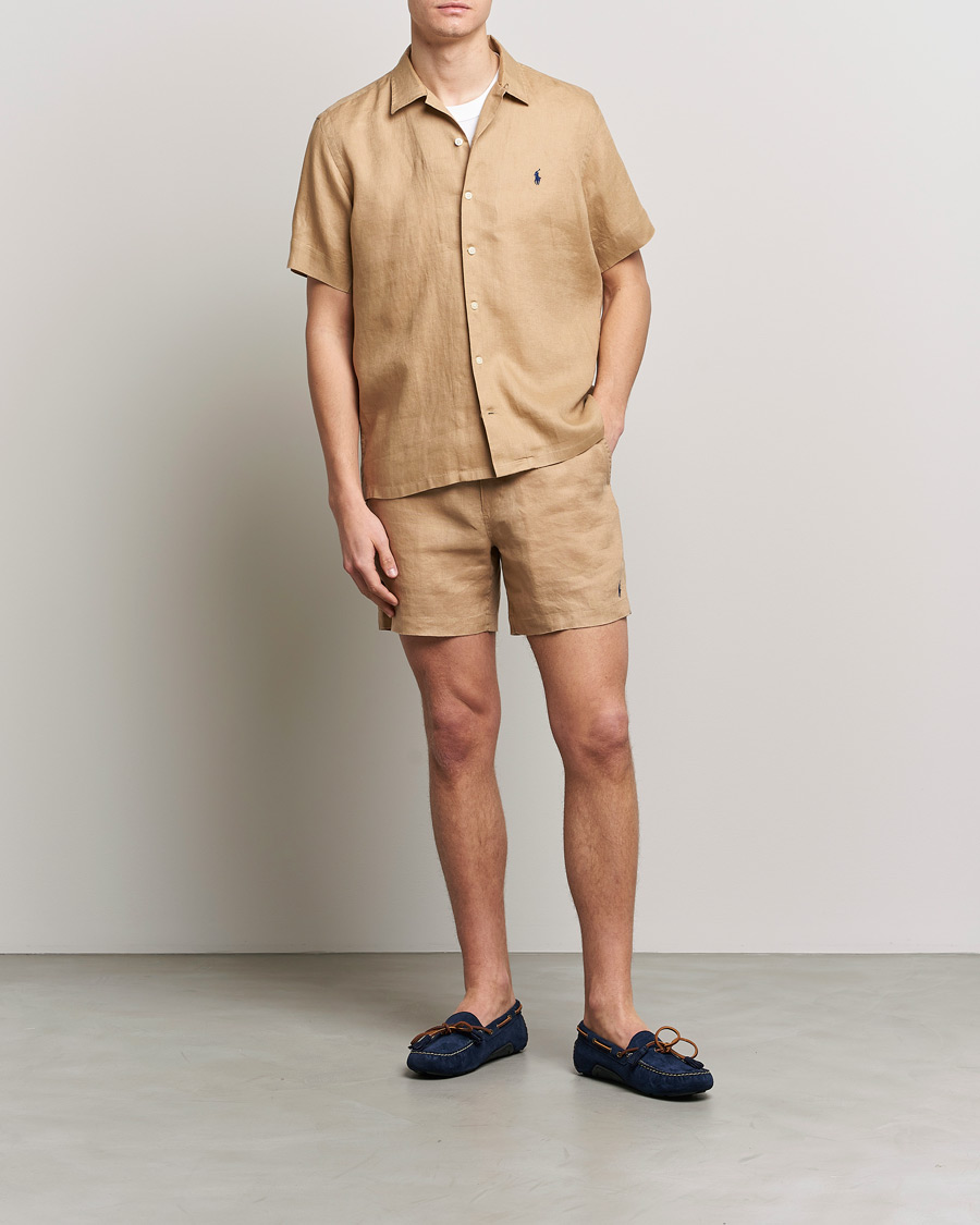 Heren | Korte broek | Polo Ralph Lauren | Prepster Linen Drawstring Shorts Vintage Khaki