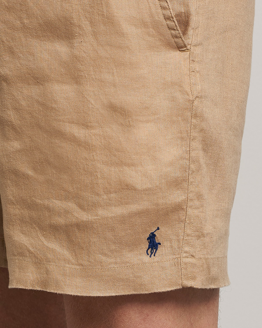 Heren | Korte broek | Polo Ralph Lauren | Prepster Linen Drawstring Shorts Vintage Khaki