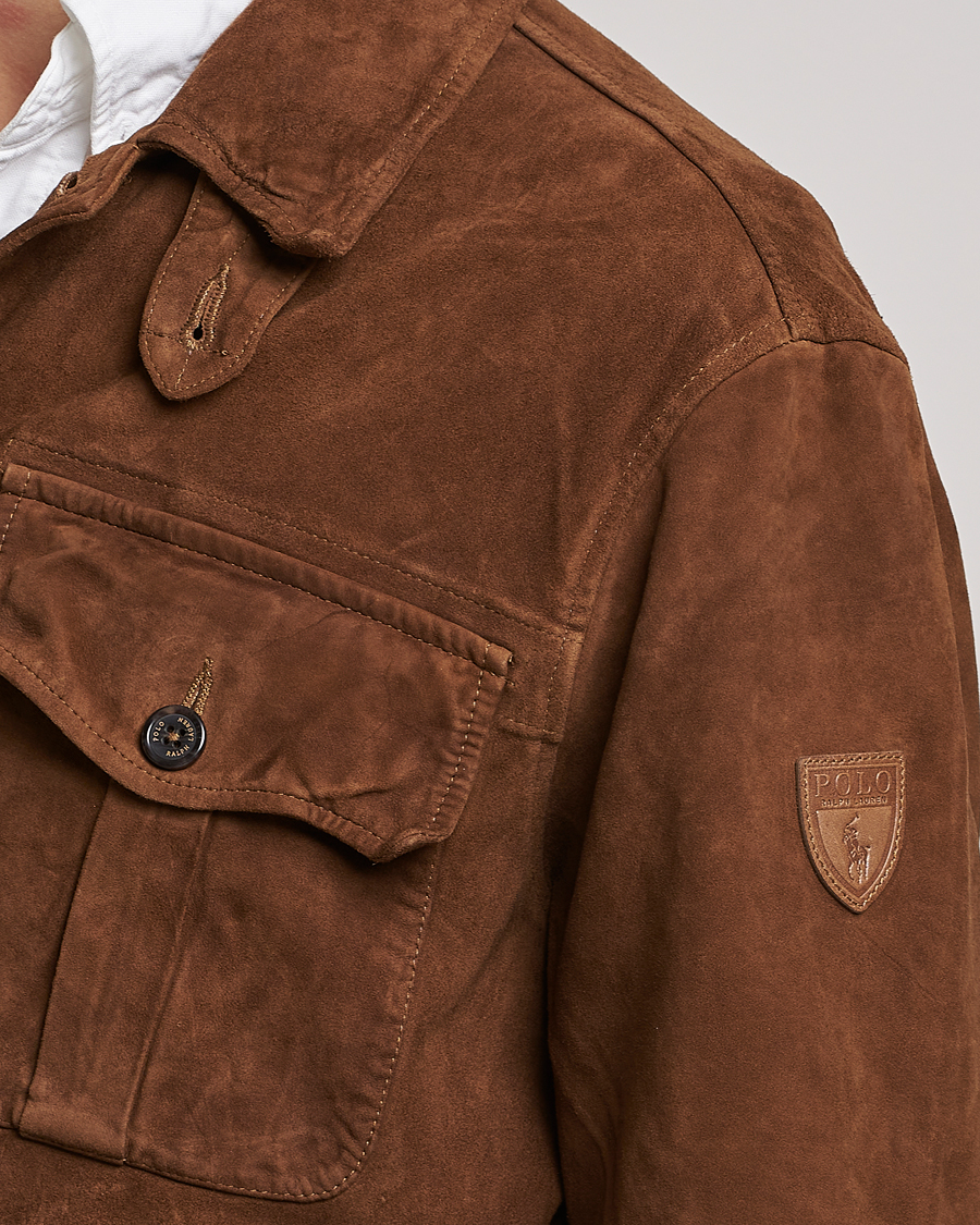 Heren | Jassen | Polo Ralph Lauren | Safari Suede Field Jacket Smith Brown