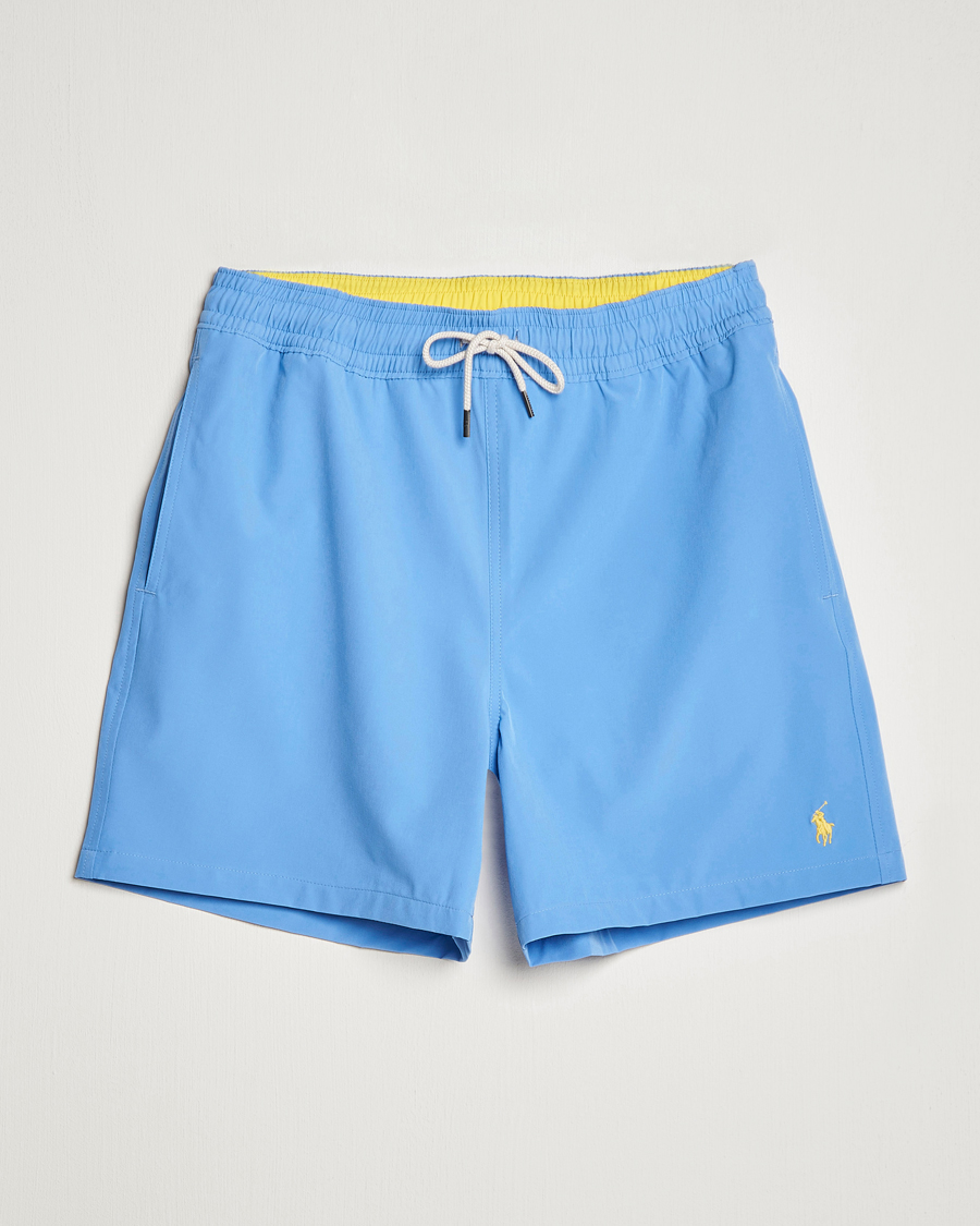 Heren | Zwembroek | Polo Ralph Lauren | Recyceled Traveler Boxer Swimshorts Harbor Island Blue