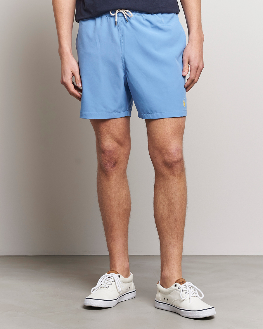 Heren | Zwembroek | Polo Ralph Lauren | Recyceled Traveler Boxer Swimshorts Harbor Island Blue