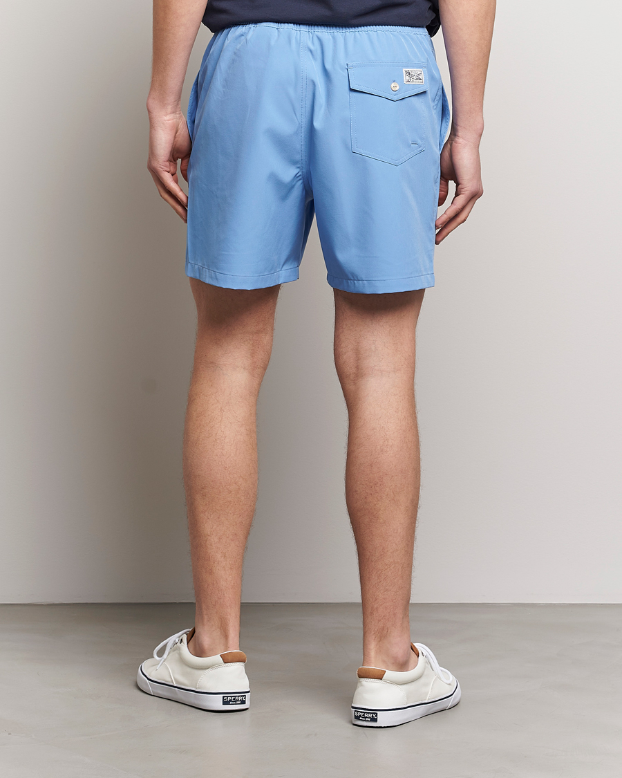 Heren | Zwembroek | Polo Ralph Lauren | Recyceled Traveler Boxer Swimshorts Harbor Island Blue