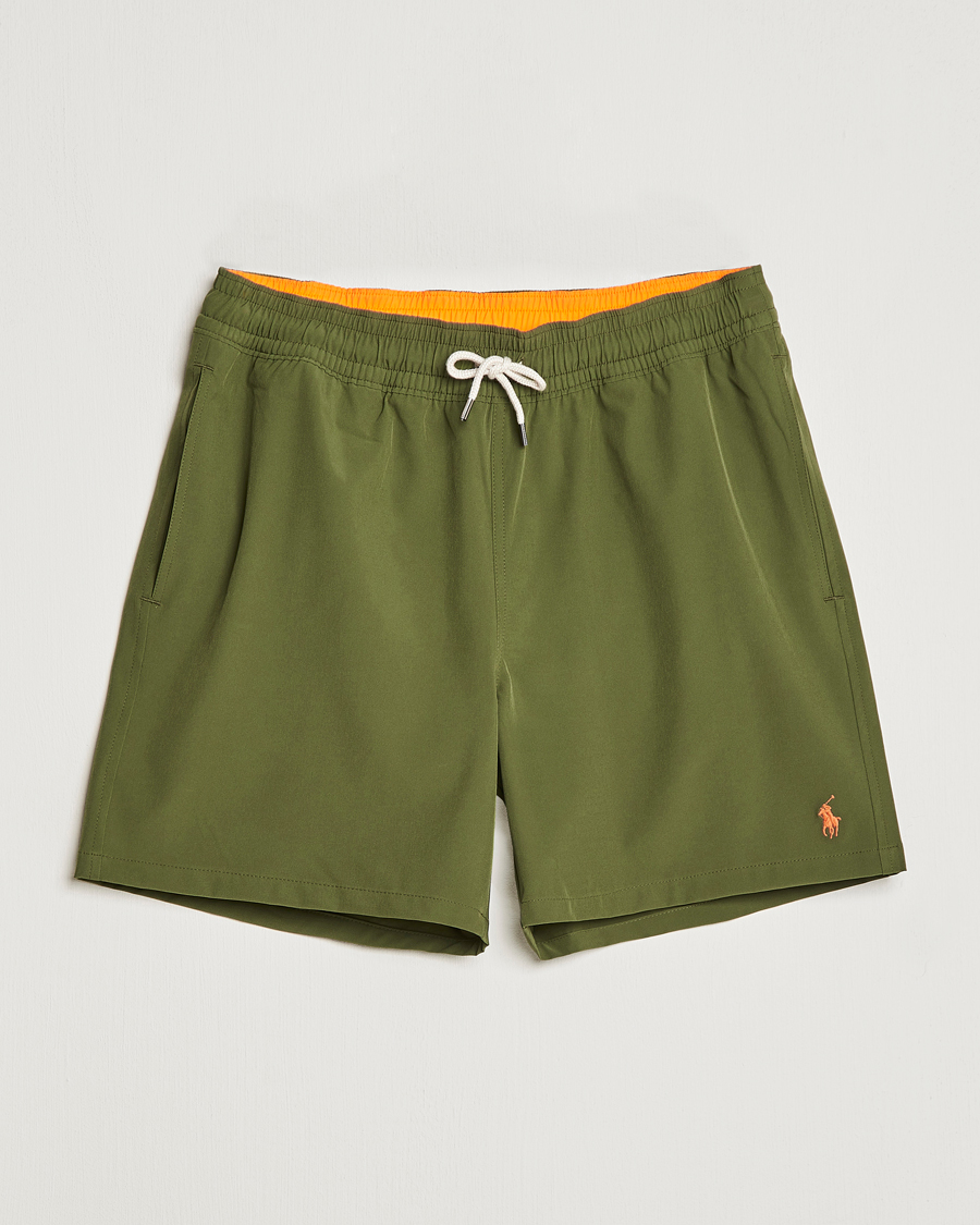 Heren | Zwembroek | Polo Ralph Lauren | Recyceled Traveler Boxer Swimshorts Supply Olive