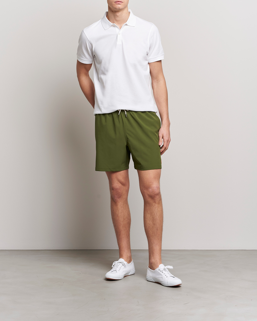 Heren | Zwembroek | Polo Ralph Lauren | Recyceled Traveler Boxer Swimshorts Supply Olive