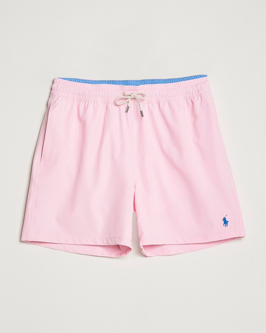 Heren | Zwembroek | Polo Ralph Lauren | Recyceled Traveler Boxer Swimshorts Carmel Pink