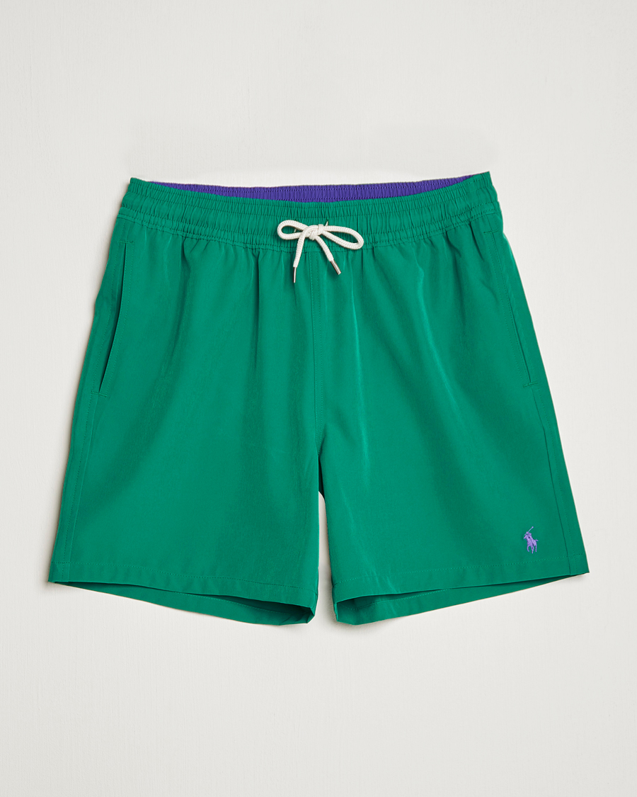 Heren | Zwembroek | Polo Ralph Lauren | Recyceled Traveler Boxer Swimshorts Primary Green