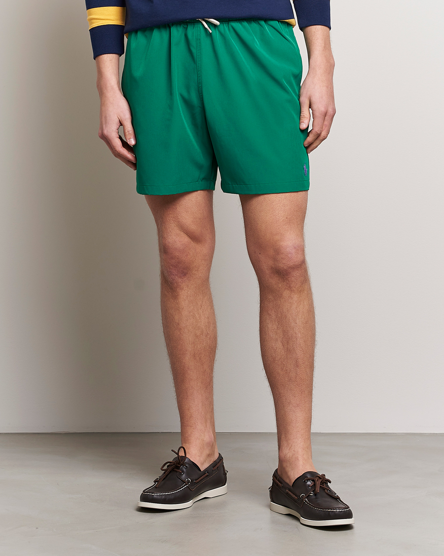 Heren | Zwembroek | Polo Ralph Lauren | Recyceled Traveler Boxer Swimshorts Primary Green