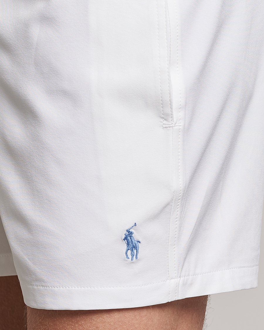 Heren | Zwembroek | Polo Ralph Lauren | Recycled Slim Traveler Swimshorts White