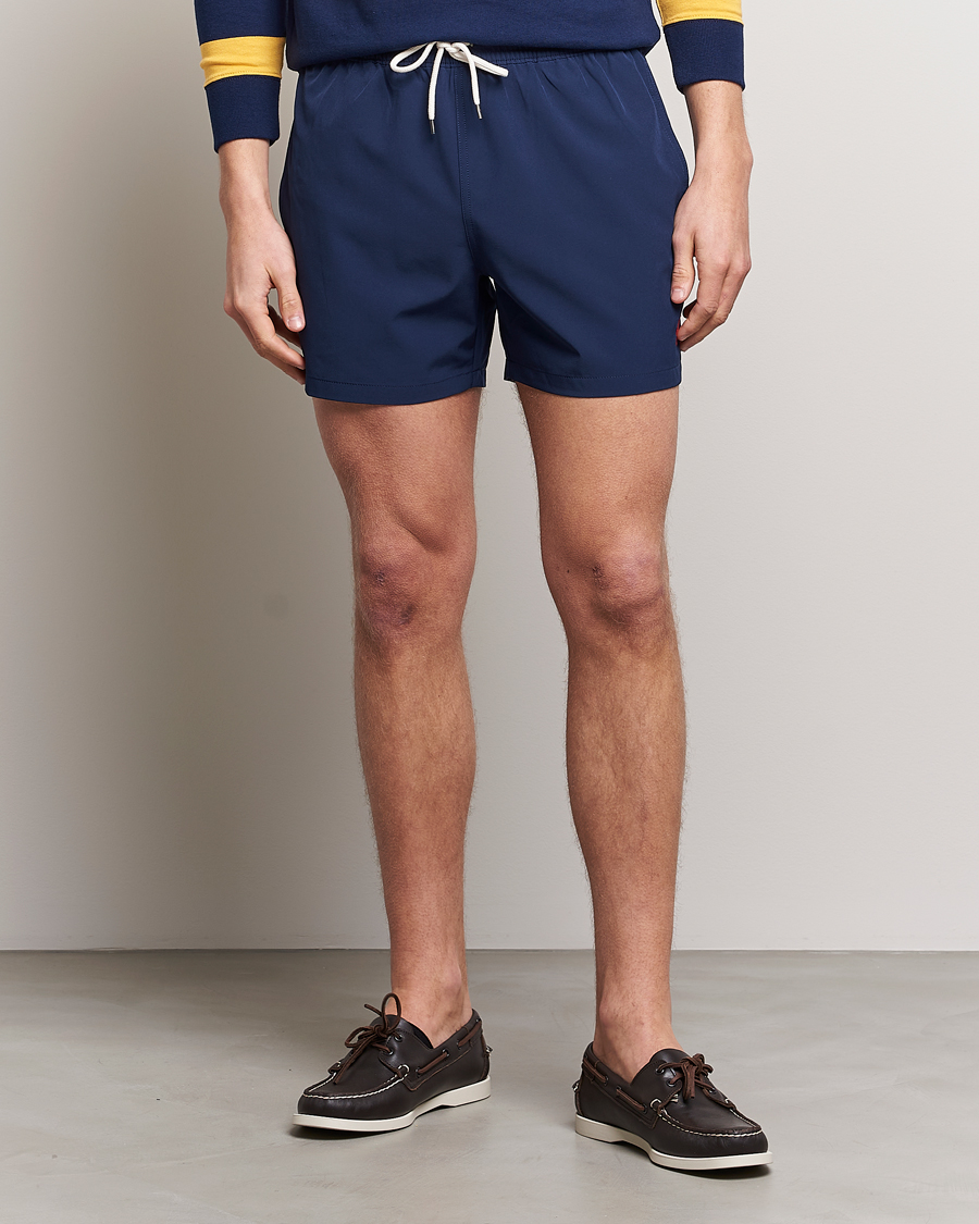 Heren | Zwembroek | Polo Ralph Lauren | Recycled Slim Traveler Swimshorts Newport Navy