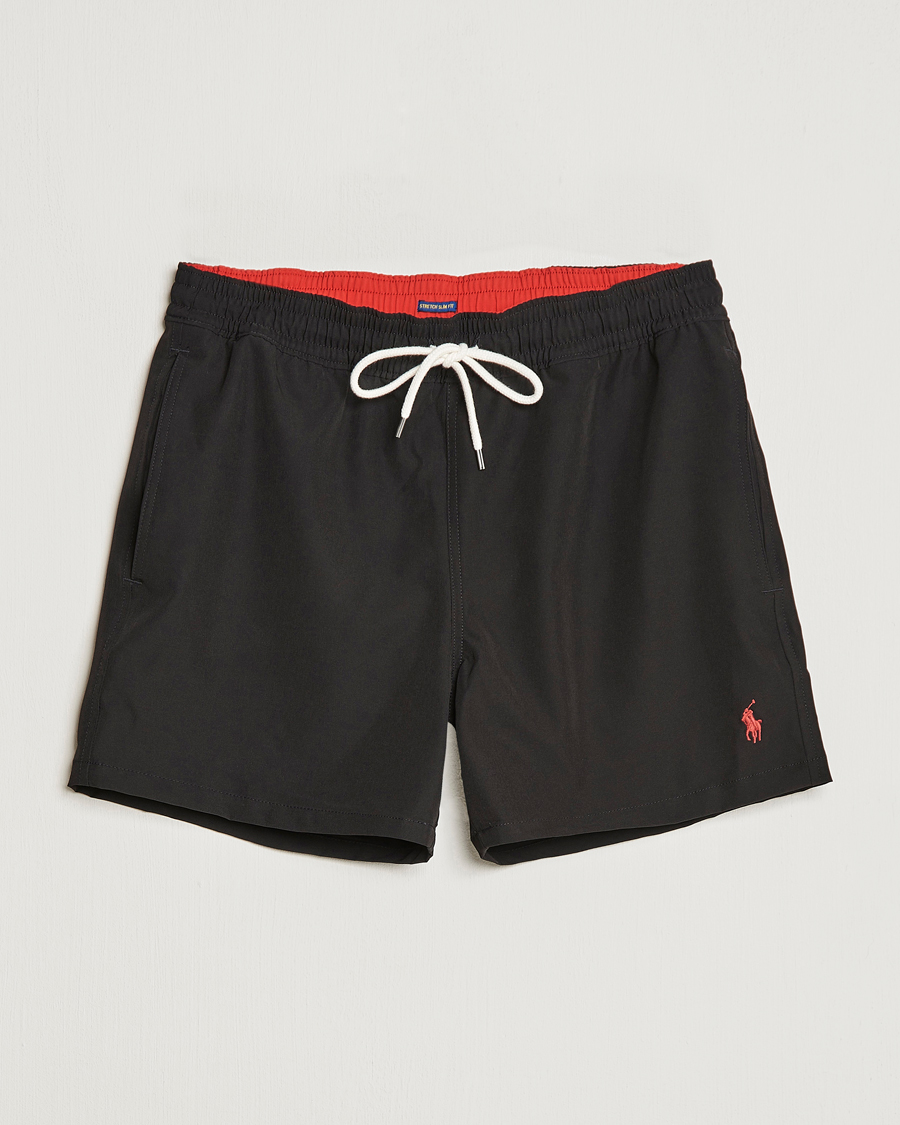 Heren | Zwembroek | Polo Ralph Lauren | Recycled Slim Traveler Swimshorts Black