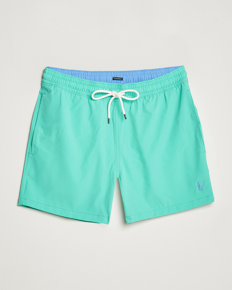 Heren | Zwembroek | Polo Ralph Lauren | Recycled Slim Traveler Swimshorts Sunset Green