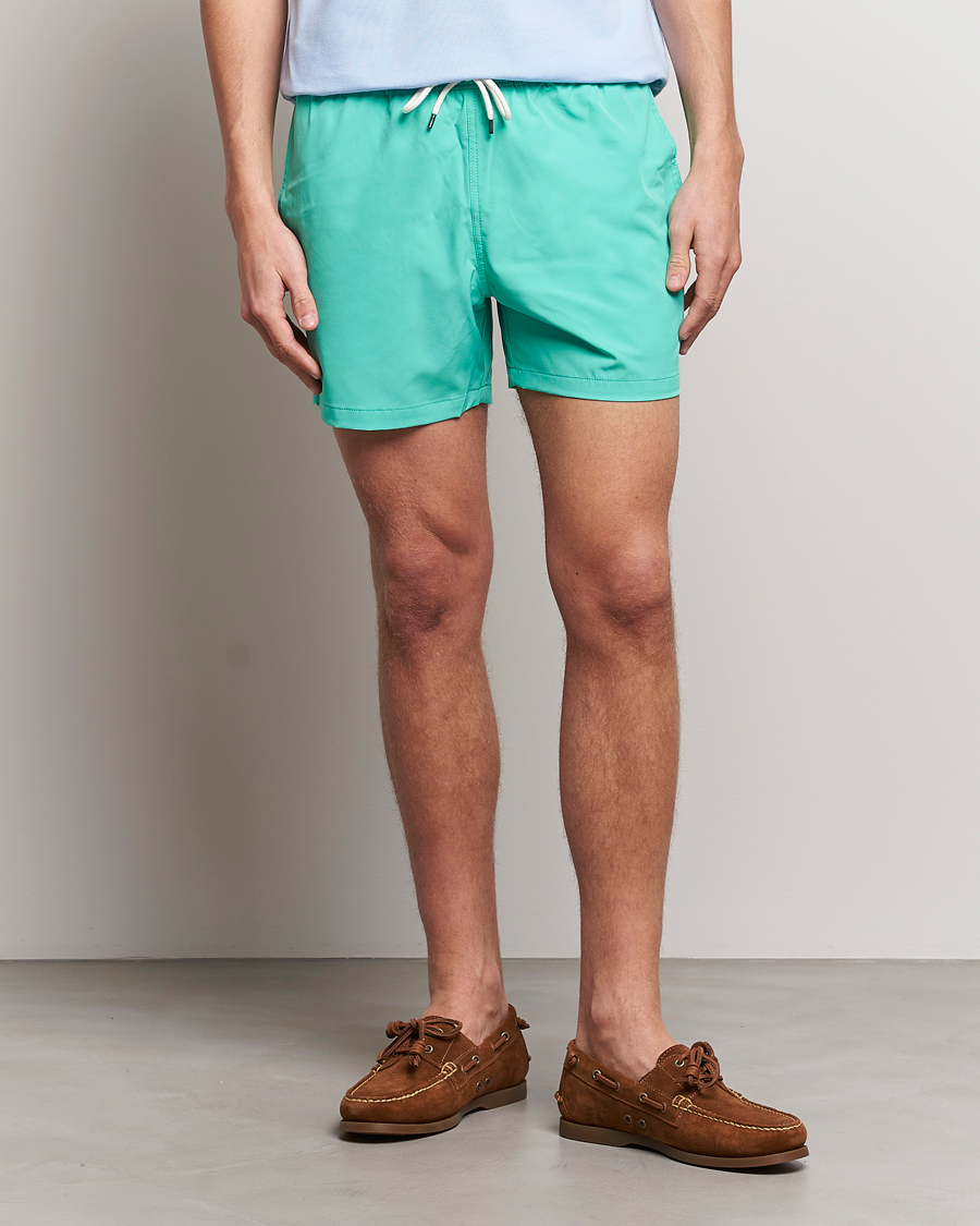Heren | Zwembroek | Polo Ralph Lauren | Recycled Slim Traveler Swimshorts Sunset Green