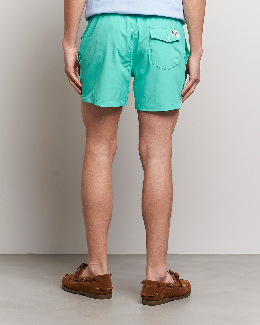 Heren | Zwembroek | Polo Ralph Lauren | Recycled Slim Traveler Swimshorts Sunset Green