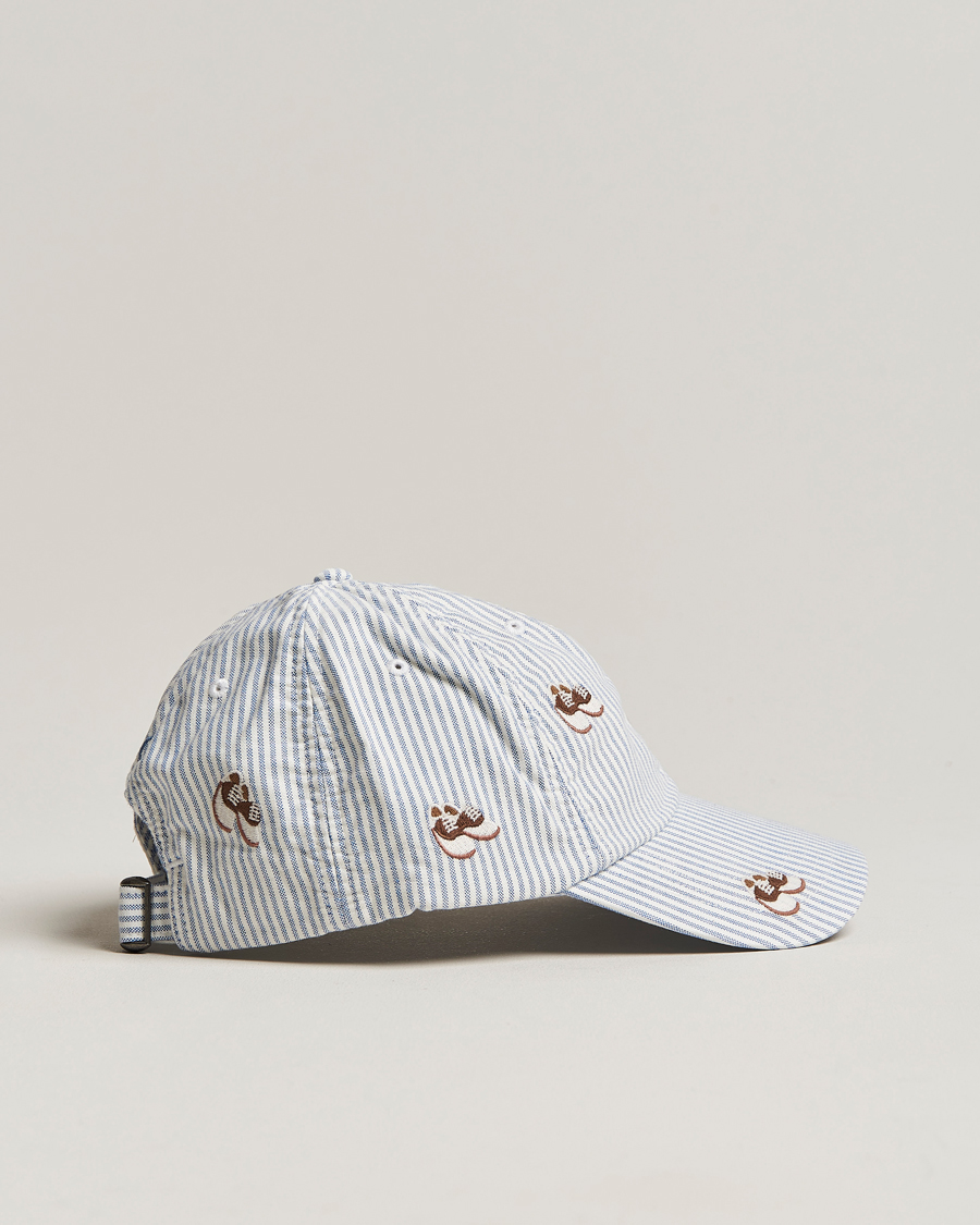 Heren | Polo Ralph Lauren Oxford Striped Cap Blue/White | Polo Ralph Lauren | Oxford Striped Cap Blue/White