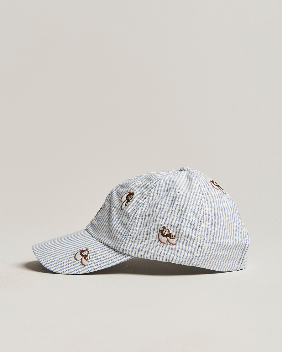 Heren | Polo Ralph Lauren Oxford Striped Cap Blue/White | Polo Ralph Lauren | Oxford Striped Cap Blue/White
