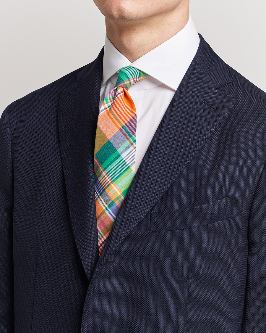 Heren | Polo Ralph Lauren Preppy Madras Checked Tie Multi | Polo Ralph Lauren | Preppy Madras Checked Tie Multi