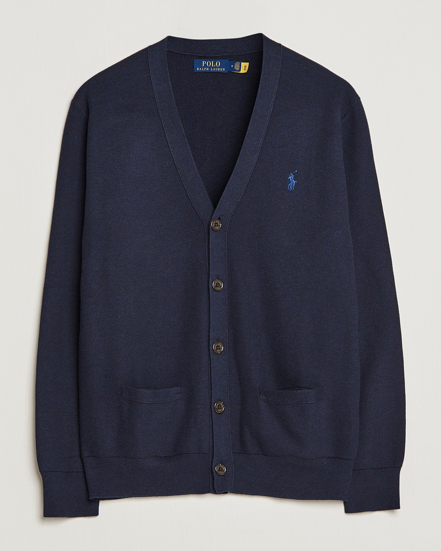 Heren | Truien | Polo Ralph Lauren | Cotton Cardigan Navy Heather