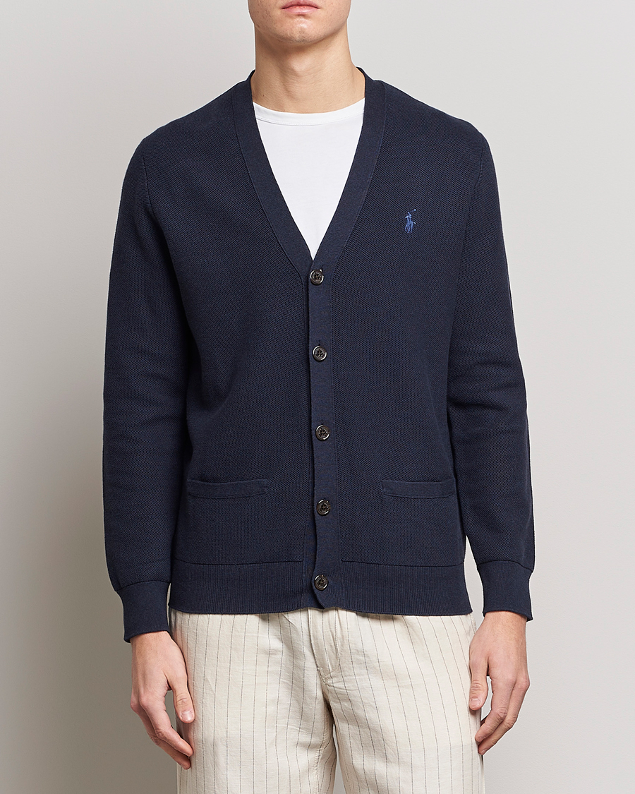 Heren | Truien | Polo Ralph Lauren | Cotton Cardigan Navy Heather