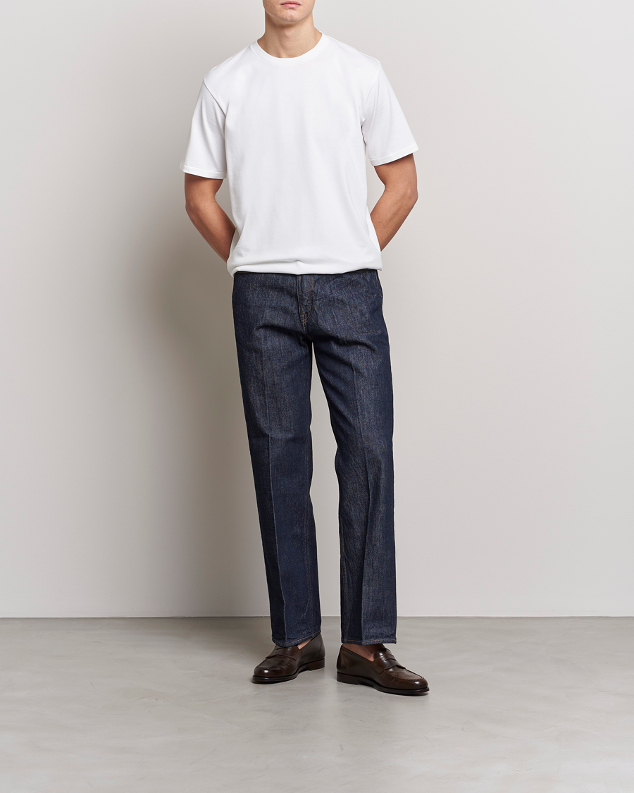 Heren | Jeans | Auralee | Regular Fit Denim Pants Dark Indigo