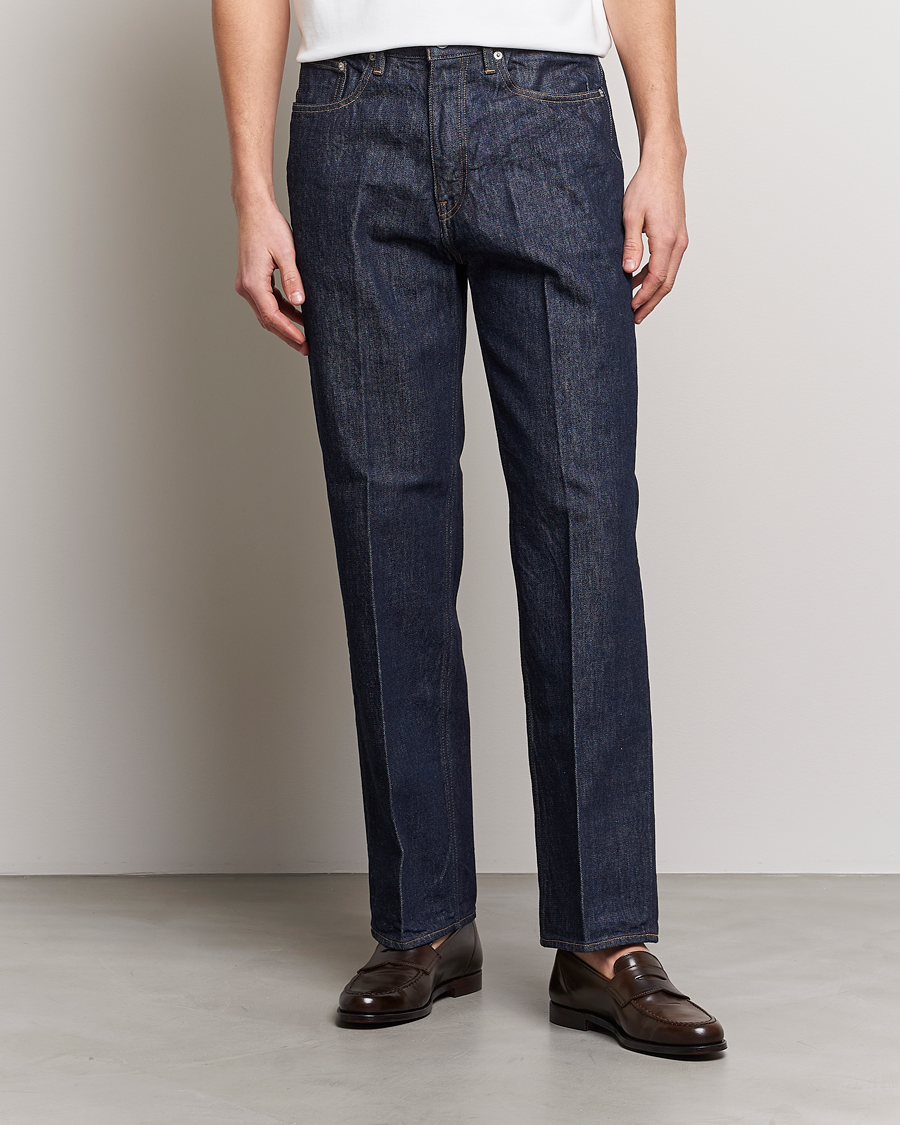 Heren | Jeans | Auralee | Regular Fit Denim Pants Dark Indigo