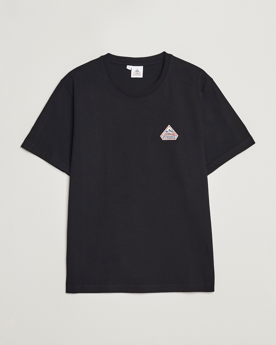Heren | T-shirts | Pyrenex | Echo Cotton Logo T-Shirt Black