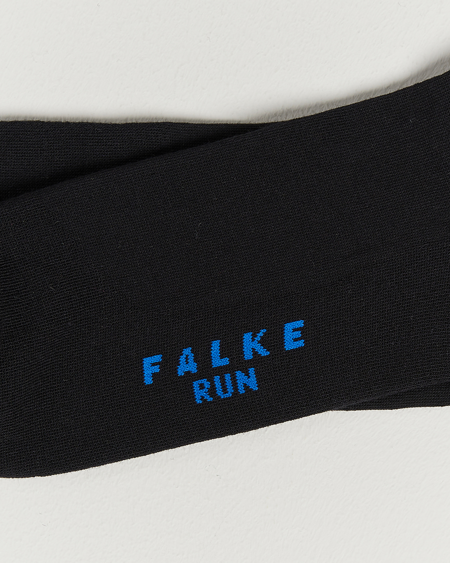 Heren |  | Falke | Run Cushioned Sport Sock Black