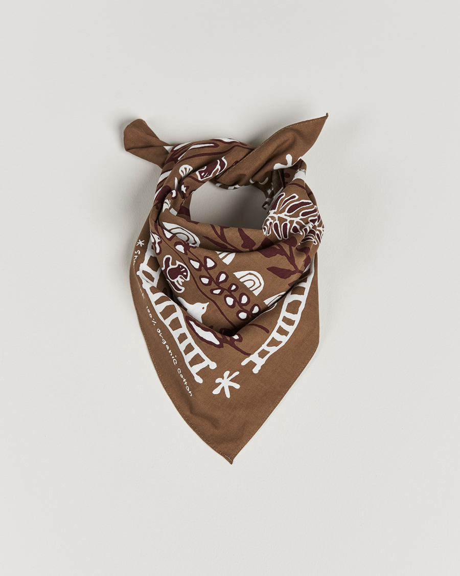 Heren | Snow Peak OG Cotton Nordic Bandana Brown | Snow Peak | OG Cotton Nordic Bandana Brown