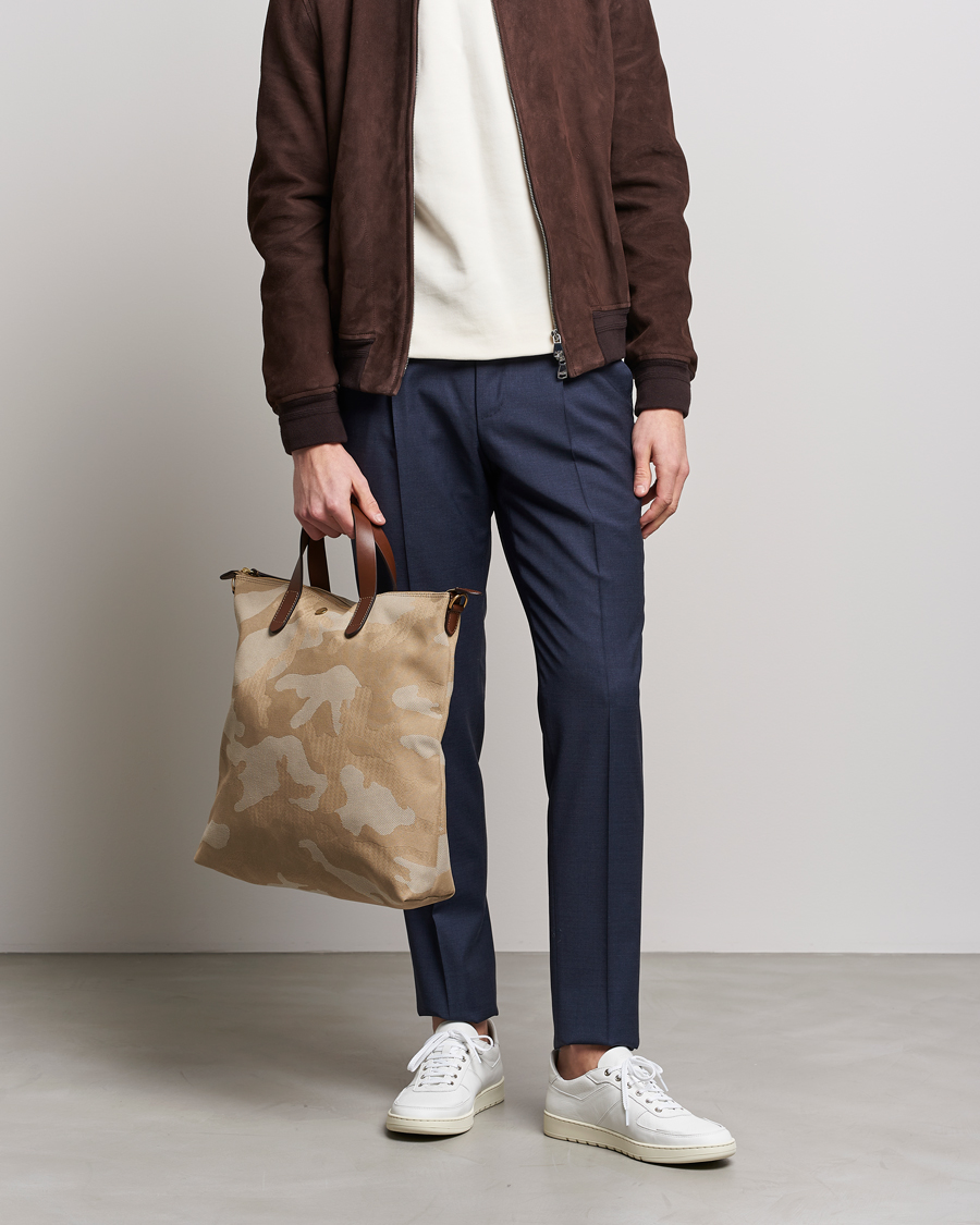 Heren | Mismo M/S Canvas Shopper Shades of Dune/Cuoio | Mismo | M/S Canvas Shopper Shades of Dune/Cuoio