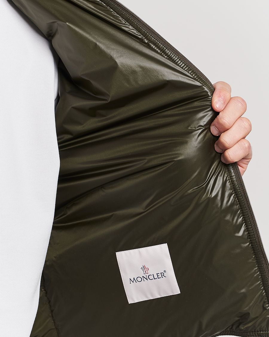 Heren | Gilets | Moncler | Gui Down Vest Military Green