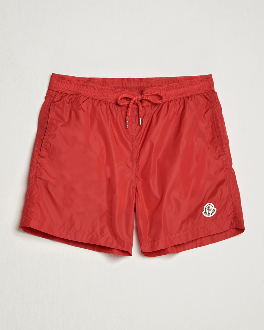 Heren | Zwembroek | Moncler | Nylon Swim Trunks Red