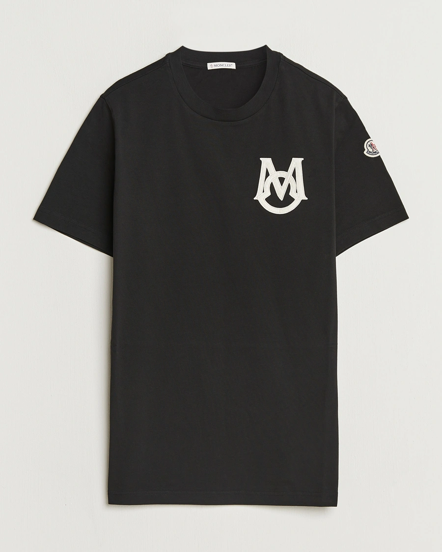 Heren | T-shirts | Moncler | Embossed Logo T-Shirt Black