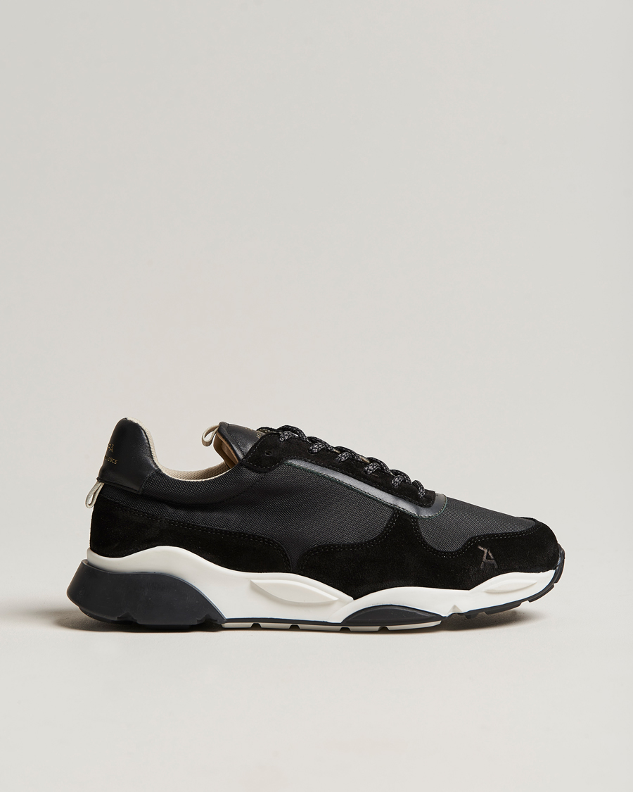 Heren | Zespà ZSP7 Textile Seaqual Running Sneaker Black | Zespà | ZSP7 Textile Seaqual Running Sneaker Black