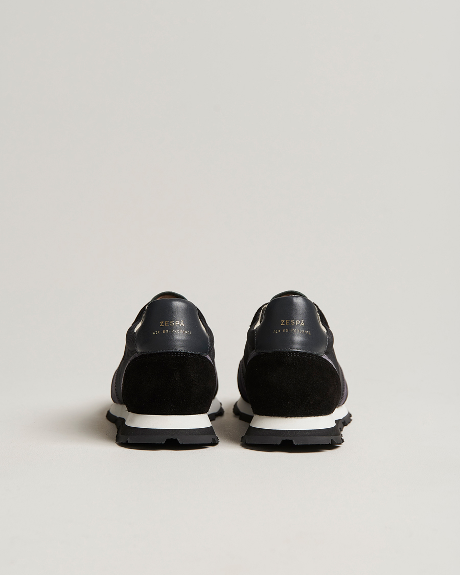 Heren | Zespà ZSP6 Pique Seaqual Running Sneaker Black/Grey | Zespà | ZSP6 Pique Seaqual Running Sneaker Black/Grey